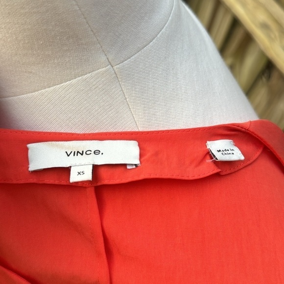 Vince Belted V-Neck Dress, size XS - Picture 8 of 13